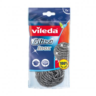 Vileda Glitzi inox ανοξείδωτο σύρμα Spiral για τα πιάτα 2 τεμ