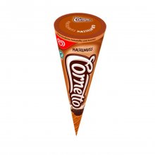 Algida παγωτό Cornetto Hazelnut φουντούκι πύραυλος