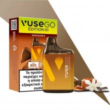 VUSE GO EDITION 01 ηλεκτρονικό τσιγάρο μιας χρήσης Creamy Tobacco 20mg|800puffs