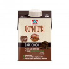 Δέλτα φυτικό ρόφημα Φουντούκι Dark Choco με κακάο χωρίς ζάχαρη, χωρίς γλουτένη 500ml