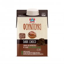Δέλτα φυτικό ρόφημα Φουντούκι Dark Choco με κακάο χωρίς ζάχαρη, χωρίς γλουτένη 500ml