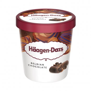 Haagen Dazs παγωτό Belgian Chocolate με Βέλγικη σοκολάτα
