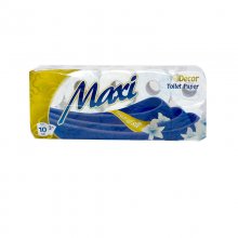 Maxi touch of silk Decor ρολά υγείας 10 τεμαχίων 92gr