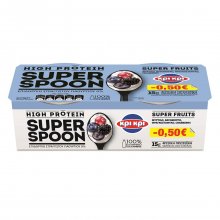 Κρι κρι Super spoon Μύρτιλο, Βατόμουρο, Φραγκοστάφυλο &amp; Κράνμπερι επιδόρπιο στραγγιστού γιαουρτιού High Protein (2x170gr)