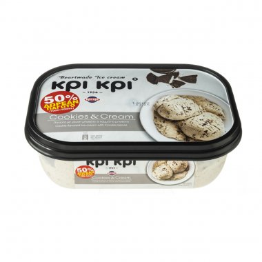 Κρι κρι παγωτό Heartmade Cookies & Cream 1,5lt