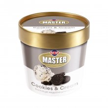 Κρι κρι παγωτό Master Cookies &amp; Cream κύπελλο μικρό 105gr