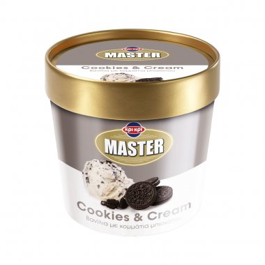 Κρι κρι παγωτό Master Cookies & Cream κύπελλο μικρό 105gr