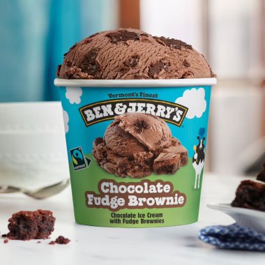 Ben and Jerry's παγωτό Chocolate Fudge Brownie κύπελλο μεγάλο