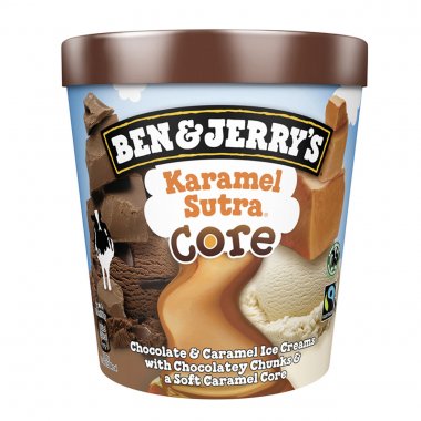 Ben and Jerry's παγωτό Caramel Sutra Core κύπελλο μεγάλο