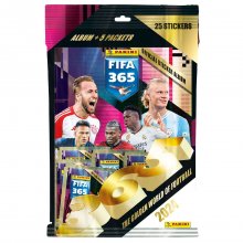 Panini FIFA 365 The Golden World of Football 2024 official Sticker Album για αυτοκόλλητα χαρτάκια