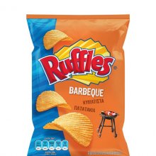 Ruffles Barbecue κυματιστά πατατάκια με γεύση μπαρμπεκιου (BBQ)