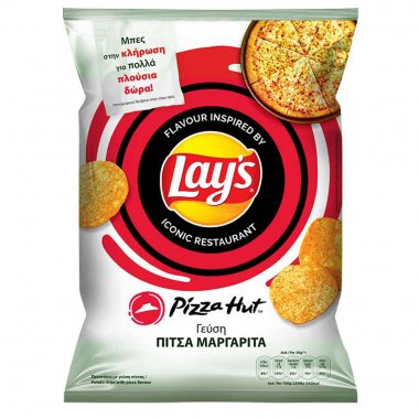 Lays πατατάκια Pizza Hut με γεύση Μαργαρίτα 120gr