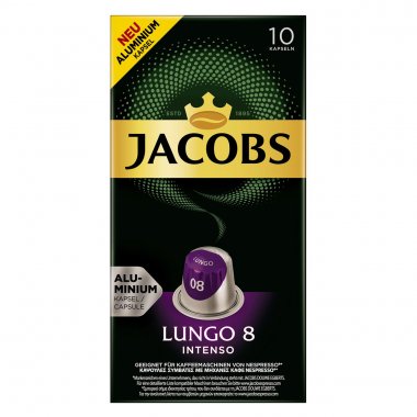 Jacobs καφές Lungo Intenso κάψουλες για μηχανή Nespresso 10 τεμαχίων