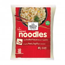 Oriental Express Noodles με γεύση Ψητές Γαρίδες &amp; Λαχανικά Vegan και χωρίς λακτόζη