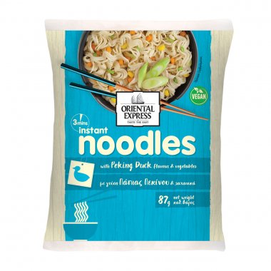 Oriental Express Noodles με γεύση Πάπιας Πεκίνου & Λαχανικά Vegan και χωρίς λακτόζη