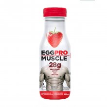 EggPro Fitness παστεριωμένο ρόφημα με ασπράδι αυγού &amp; εκχύλισμα φράουλας
