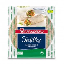 Παπαδοπούλου Tortillas Ολικής Άλεσης