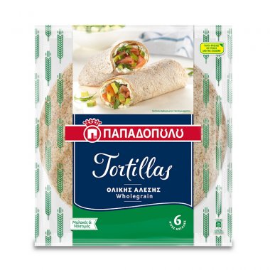 Παπαδοπούλου Tortillas Ολικής Άλεσης