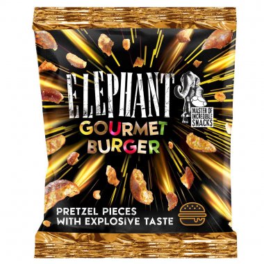 Elephant pretzel gourmet Burger πρέτζελ με γεύση μπέργκερ125gr