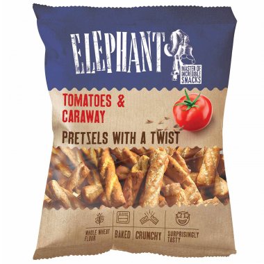 Elephant twist pretzel με τομάτα & κύμινο 160gr