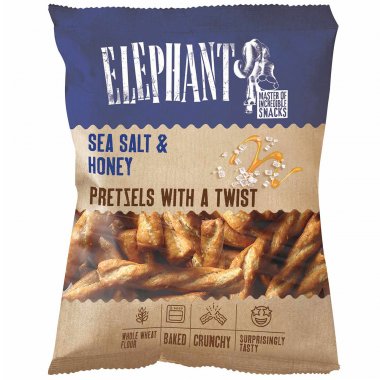 Elephant twist pretzel με μέλι & αλάτι 160gr
