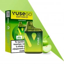 VUSE GO EDITION 01 ηλεκτρονικό τσιγάρο μιας χρήσης Apple Sour 20mg|800puffs