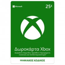 Microsoft Xbox Prepaid Gift Game card 25,00€