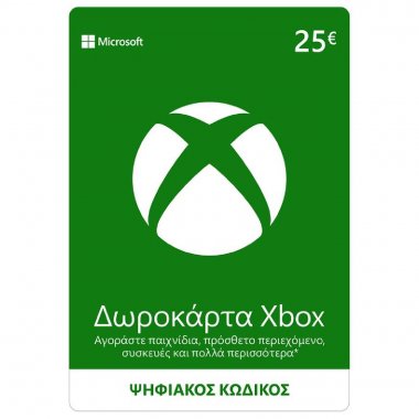 Microsoft Xbox Prepaid Gift Game card 25,00€
