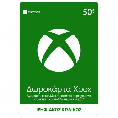 Microsoft Xbox Prepaid Gift Game card 50,00€