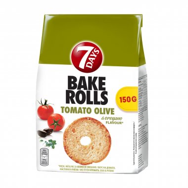 7Days Bake Rolls ντομάτα ελιά και ρίγανη 160gr