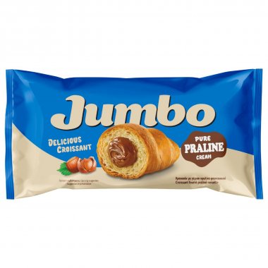 Jumbo Delicious Κρουασάν Με Πραλίνα Φουντουκιού