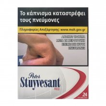 &Tau;&sigma;&iota;&gamma;ά&rho;&alpha; Peter Stuyvesant Red &Kappa;ό&kappa;&kappa;&iota;&nu;&omicron; 24&alpha;&rho;&iota;