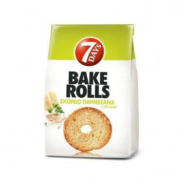 7Days Bake Rolls σκόρδο παρμεζάνα και βότανα 160gr