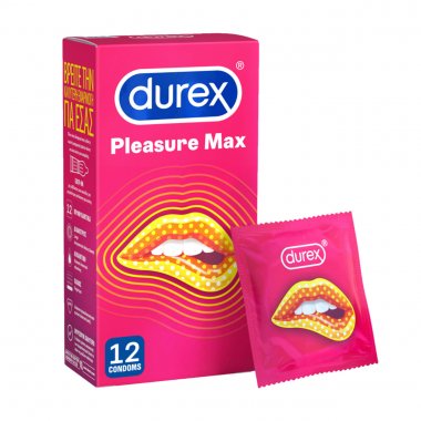 Durex Pleasure Max προφυλακτικά 12 τεμαχίων