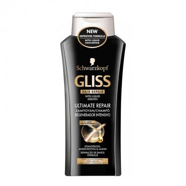 Σαμπουάν Schwarzkopf Gliss Ultimate Repair για πολύ ταλαιπωρημένα, ξηρά μαλλιά 400ml