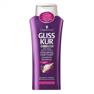 Σαμπουάν Schwarzkopf Gliss επανόρθωσης hyaluron hair filler 400ml