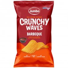 Jumbo Crunchy Waves chips κυματιστά πατατάκια με γεύση barbeque