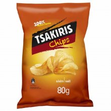 TSAKIRIS Chips πατατάκια με Αλάτι 80gr
