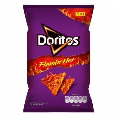 Doritos Flamin Hot Καυτερό snack από καλαμπόκι 75gr