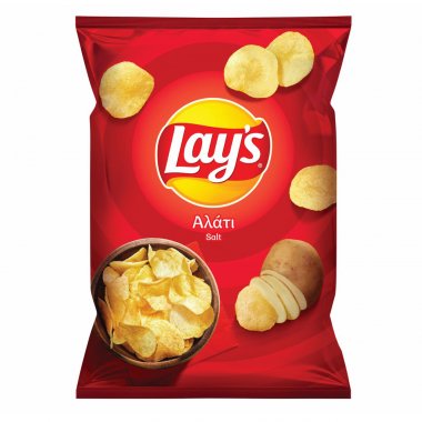 Lays πατατάκια με αλάτι