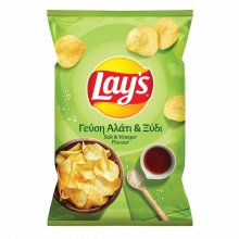 Lays πατατάκια με αλάτι και ξύδι