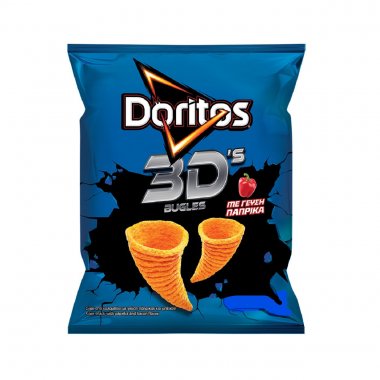 Doritos Bugles 3d's snacks με γεύση πάπρικα