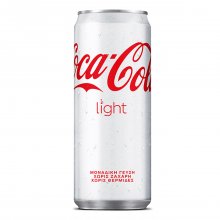 Coca cola αναψυκτικό Light κουτί 330ml