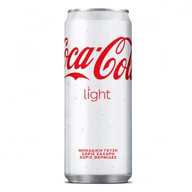 Coca cola αναψυκτικό Light κουτί 330ml