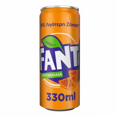 Fanta πορτοκαλάδα αναψυκτικό κουτί 330ml