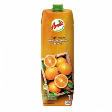 Amita φυσικός χυμός 100% πορτοκάλι 1lt