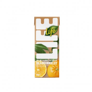 Life χυμός Πορτοκάλι Μ.Δ. χωρίς γλουτένη 330ml