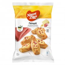 Χρυσή ζύμη κατεψυγμένα Πεϊνιρλί με καπνιστό μπέικον και κασέρι 650gr