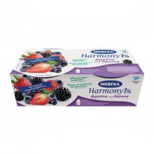 Επιδόρπιο Στραγγιστού Γιαουρτιού Μεβγαλ Harmony φρούτα του δάσους 1% λιπαρά 2Χ170gr