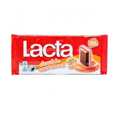 Lacta σοκολάτα γάλακτος Double caramel καραμέλα 100gr